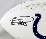 Eric Ebron Signed Indianapolis Colts Logo Football- JSA Witness Authentication
