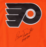 Bernie Parent Signed Flyers Reebok NHL Jersey Inscribed "HOF 84" (Schwartz COA)