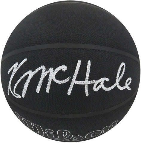 Kevin McHale Signed Wilson I/O Black 75th Anniversary NBA Basketball - (SS COA)