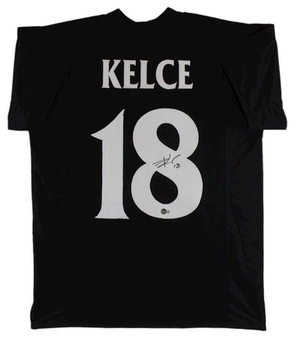 Travis Kelce Signed Cincinnati Bearcat Jersey (Beckett) Chiefs All Pro Tight End