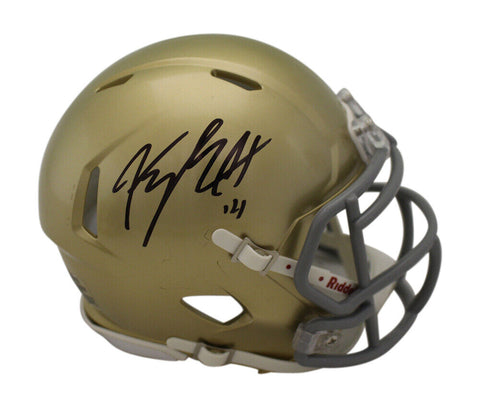 Kyle Hamilton Autographed Notre Dame Fighting Irish Mini Helmet Beckett 38676