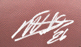 Miles Sanders Autographed Wilson Super Grip Football - Beckett W Hologram