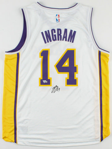 Brandon Ingram Signed Los Angeles Lakers Jersey (Fanatics Hologram) 2016 #2 Pick