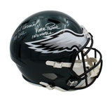 Vince Papale Signed Philadelphia Eagles Speed Full Size NFL Helmet with Insc