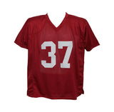 Shaun Alexander Autographed/Signed College Style Red XL Jersey Beckett 35499