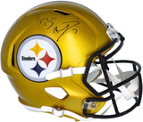 Ben Roethlisberger Steelers Signed Riddell Flash Speed Helmet