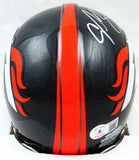 Champ Bailey Autographed Denver Broncos Mini Helmet-Beckett W Hologram *Silver