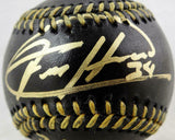 Felix Hernandez Signed Black Rawlings OML Baseball w/PG 8.15.12-JSA W Auth *Gold