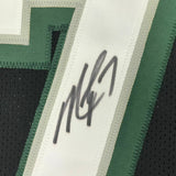 Autographed/Signed MICHAEL MIKE VICK Philadelphia Black Football Jersey PSA COA