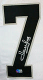 Howie Long Autographed White Pro Style Jersey-Beckett W Hologram *Silver