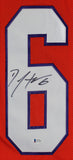 DeAndre Hopkins Authentic Signed Orange Pro Style Jersey Autographed BAS Witness
