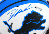 D'Andre Swift Autographed Detroit Lions Lunar Speed Mini Helmet-Fanatics *Blue