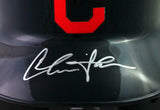Charlie Sheen Autographed Cleveland Indians MLB Replica Helmet- JSA Witness *Sil