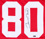 Jerry Rice Signed 49ers Red Jersey (TriStar Hologram) 3xSuper Bowl Champion