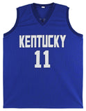 Kentucky John Wall Authentic Signed Blue Pro Style Jersey Autographed BAS