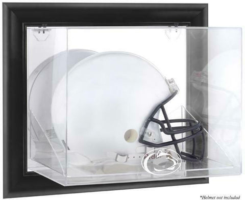 Penn State Black Framed Wall-Mountable Helmet Display Case - Fanatics
