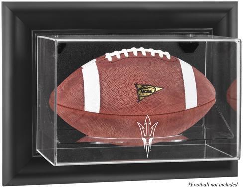 Arizona State Black Framed Wall-Mountable Football Display Case