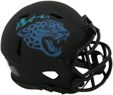 Laviska Shenault Autographed Jacksonville Jaguars Eclipse Mini Helmet BAS 33232