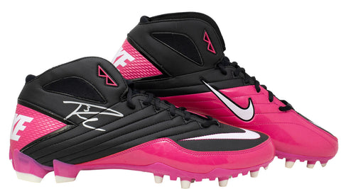 Russell Wilson Signed Pink Black Nike Football Cleat Wilson COA