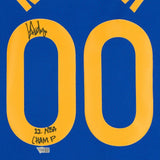 JONATHAN KUMINGA Autographed "22 NBA Champ" Nike Blue Icon Ed. Jersey FANATICS
