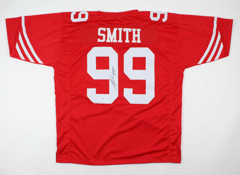 Aldon Smith Signed San Francisco 49ers Jersey (Beckett COA) 2012 Pro Bowl LB