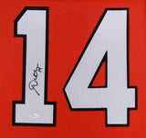 Andy Dalton Signed Bengals 35x43 Custom Framed Jersey (JSA) 3X Pro Bowl Q.B.