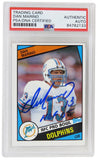 Dan Marino Signed Dolphins 1984 Topps Rookie Card #123 w/HOF (PSA Encapsulated)
