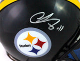 Chase Claypool Signed Pittsburgh Steelers Mini Helmet-Beckett W Hologram *Silver