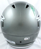 Miles Sanders Autographed Philadelphia Eagles F/S Flash Speed Helmet-BAWHologram