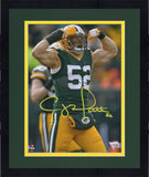 Framed Clay Matthews Green Bay Packers Autographed 8" x 10" Flex Photograph