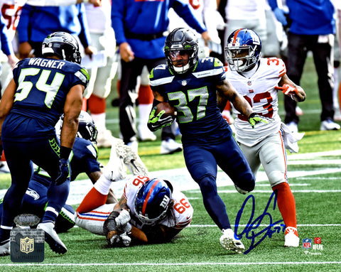 QUANDRE DIGGS AUTOGRAPHED 8X10 PHOTO SEATTLE SEAHAWKS MCS HOLO STOCK #200282