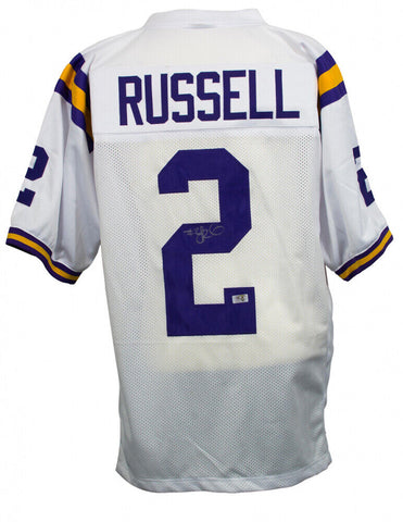 JaMarcus Russell Signed LSU Tigers Jersey (SI COA) #1 Overall Pick 2007 Draft