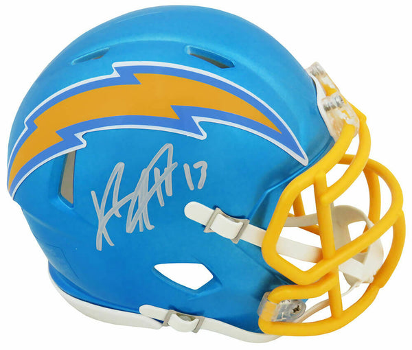 Keenan Allen Signed Los Angeles Chargers FLASH Riddell Speed Mini Helmet -SS COA