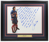 Jim Craig Signed Framed 16x20 Team USA Story Photo Steiner