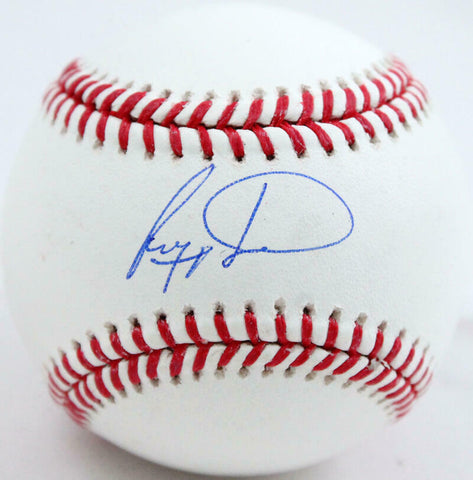 Ryan Howard Autographed Rawlings OML Baseball-JSA W *Blue