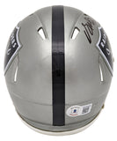 Raiders Davante Adams Authentic Signed Flash Speed Mini Helmet BAS Witnessed