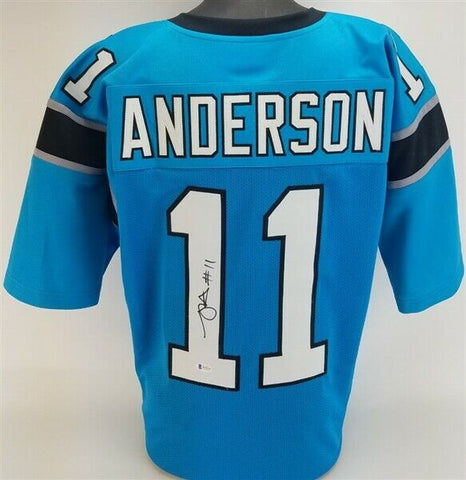 Robby Anderson Signed Carolina Panthers Jersey (JSA COA) Former N Y Jets W.R.