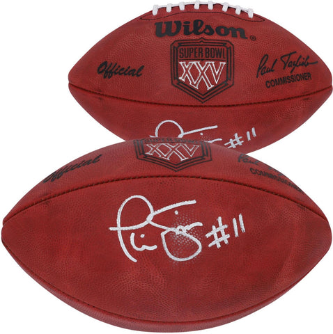 Phil Simms New York Giants Signed Super Bowl XXV Wilson Duke Pro Football