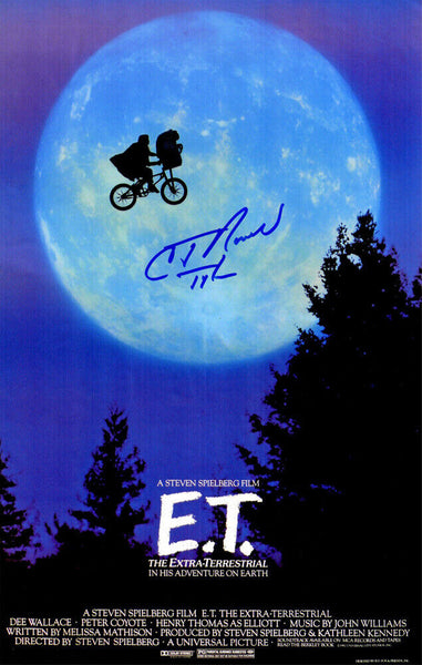 C. Thomas Howell Signed E.T. (ET) 11x17 Movie Poster w/Tyler