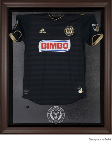 Philadelphia Union Brown Framed Team Logo Jersey Display Case