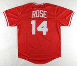 Pete Rose Signed Cincinnati Reds Jersey Inscribed "Hit King" (JSA Hologram)