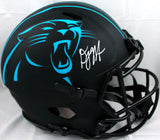 DJ Moore Signed Panthers F/S Eclipse Speed Authentic Helmet-Beckett W Hologram