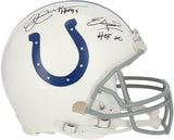 Edgerrin James Indianapolis Colts Signed Authentic Pro Helmet & "HOF 20" Insc