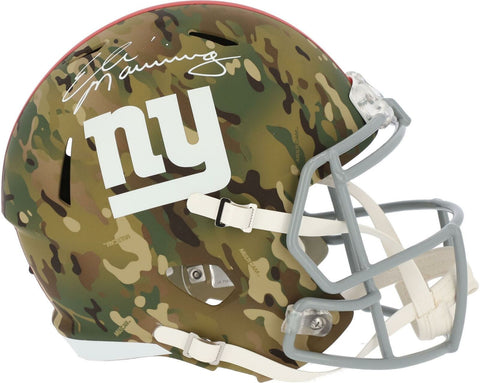 Eli Manning New York Giants Signed Camo Alternate Replica Helmet