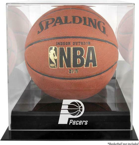 Indiana Pacers (2005-2017) Blackbase Basketball Display Case w/Mirrored Back