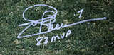 Lawrence Taylor Joe Theismann Signed NFL 16x20 Tackle Photo w/MVP-Beckett W Holo