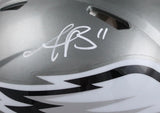 AJ Brown Signed Philadelphia Eagles F/S Flash Speed Authentic Helmet-BAW Holo