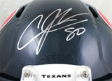Andre Johnson Autographed Houston Texans F/S Speed Authentic Helmet - JSA W Auth