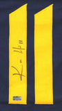 Kevin White Signed West Virginia Navy Custom Jersey