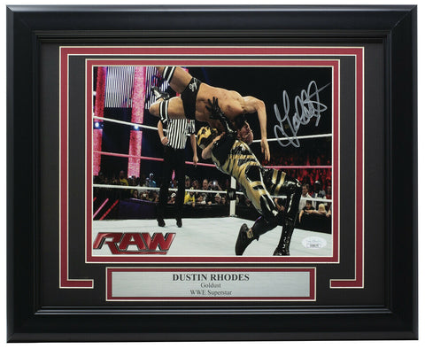 Dusty Rhodes Goldust Signed Framed 8x10 WWE Photo JSA ITP